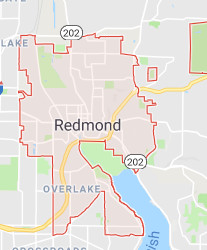 Redmond roof repair territory map