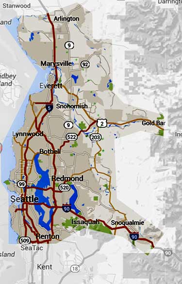 service territory map